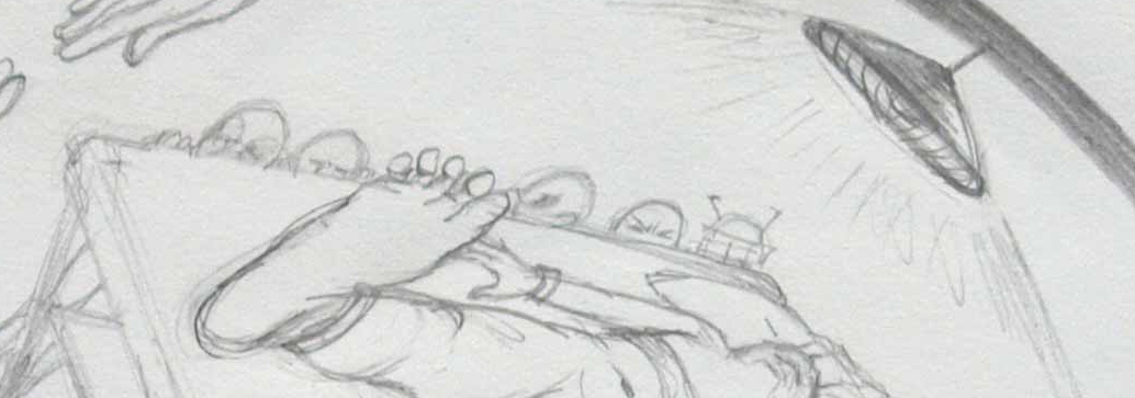 Schirmer, Journal drawing, Baby Giant, 2004, cropped
