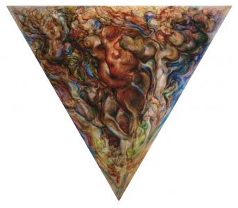 Dark Divide, oil on canvas, 2012.