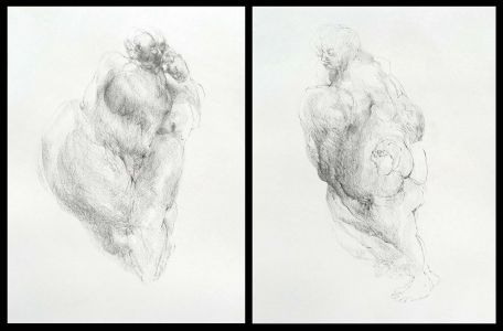 Dec-2016 I, II, graphite, 2016.